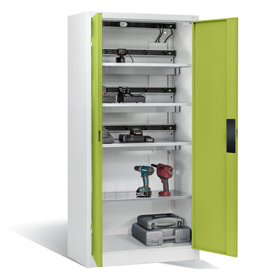 Akku Ladeschrank mit15 Steckdosen